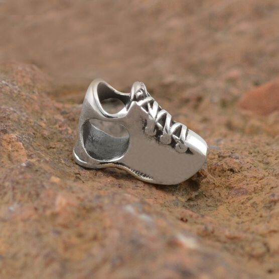 Sterling Silver Shoe Bead Sterling Silver Running Jewelry