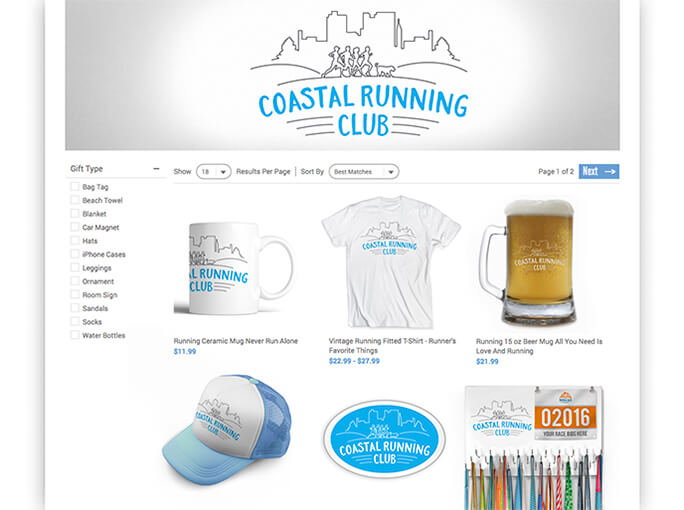 Custom Running Club Store Snapshot Custom Running Club Snapshot