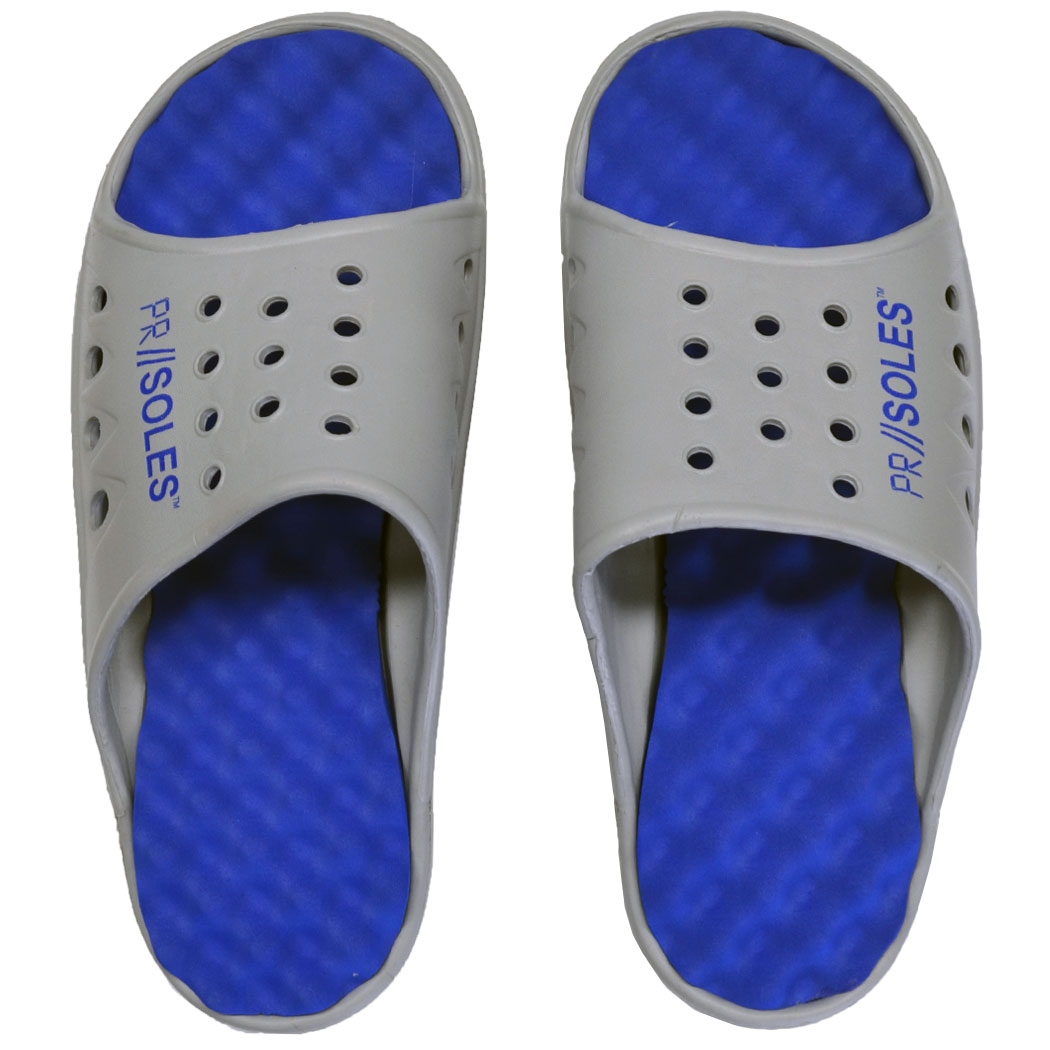 Recovery Sandals - Grey/Blue | Gone For a Run