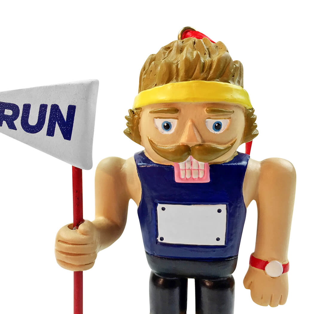 runner nutcracker resin ornament gone for a run runner nutcracker resin ornament gone for a run