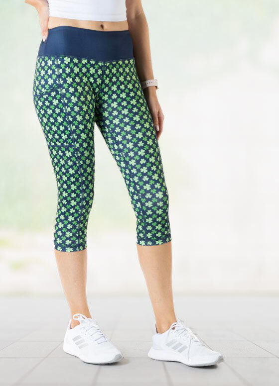 St patrick's day running tights store