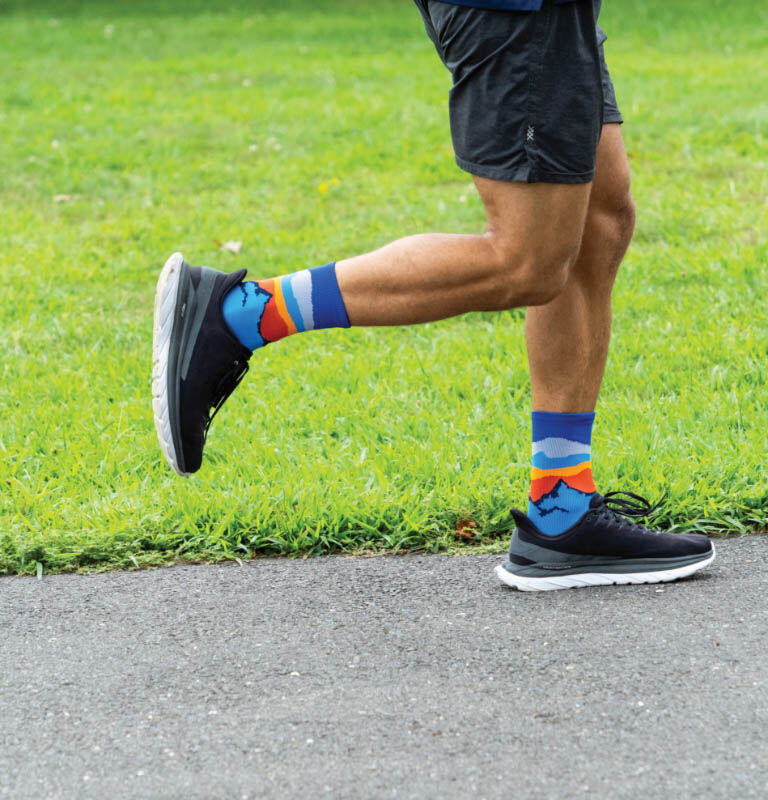 Multiple Designs Mid-Calf Inspirational Athletic Running Socks 