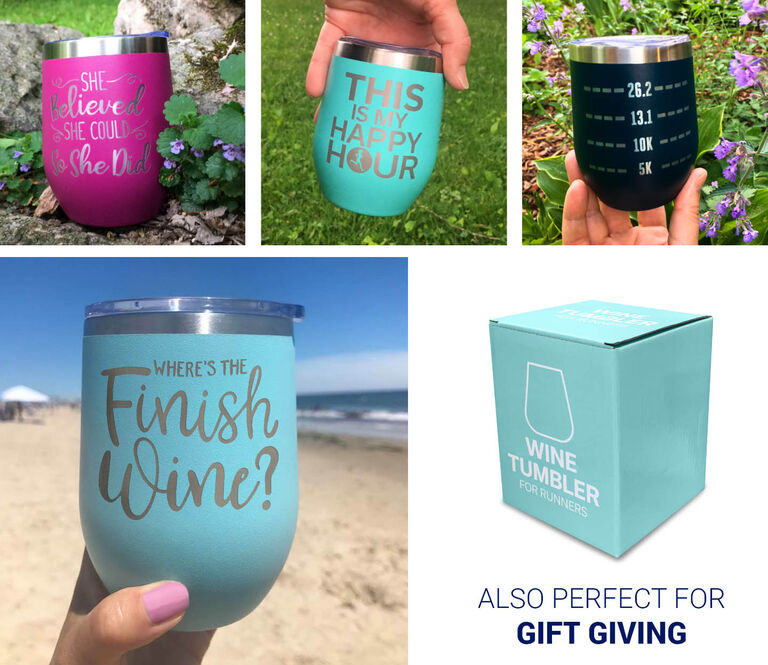 Running Travel Wine Tumbler - Running Won't Change Anything Except Your  Attitude About Everything, Gone For a Run