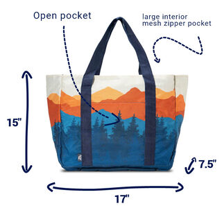 Running Tote Bags