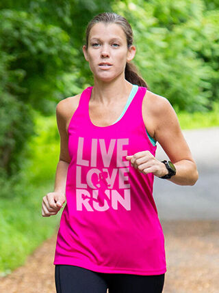 Womens running tops 2025