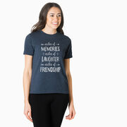 Running Short Sleeve T-Shirt - Miles of Friendship Mantra