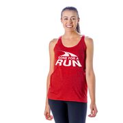 Women's Everyday Tank Top - Gone For a Run White Logo