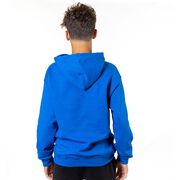 Cross Country Hooded Sweatshirt - Winged Foot Inspirational Words