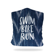 Triathlon Multifunctional Headwear - Swim Bike Run Batik RokBAND