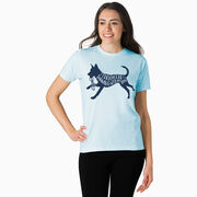 Running Short Sleeve T-Shirt - I'd Rather Be Running with My Dog