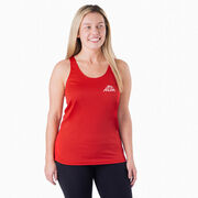 Women's Racerback Performance Tank Top - Gone For a Run&reg; Logo - Mini