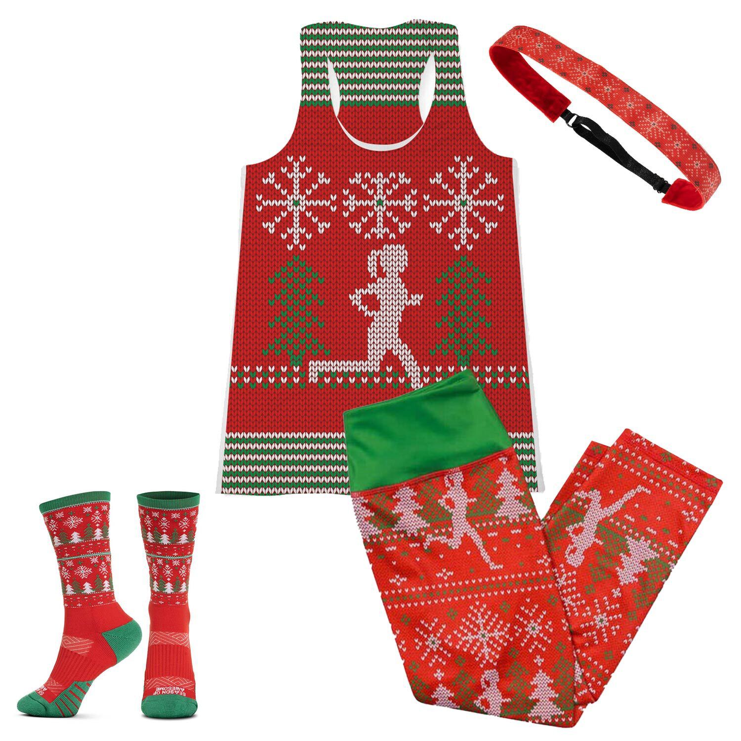 christmas running outfit