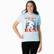 Running Short Sleeve T-Shirt - Yeti, Set, Run
