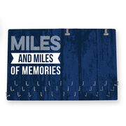 Running Large Hooked on Medals and Bib Hanger - Miles and Miles of Memories
