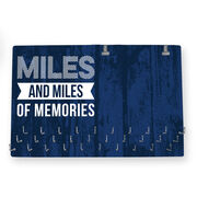Running Large Hooked on Medals and Bib Hanger - Miles and Miles of Memories