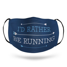 Running Face Mask - I'd Rather Be Running