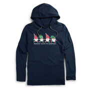 Running Lightweight Hoodie - Runnin' With My Gnomies - Christmas