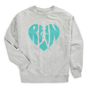 Running Raglan Crew Neck Pullover - Love The Run