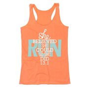 Women's Everyday Tank Top - She Believed She Could So She Did 13.1