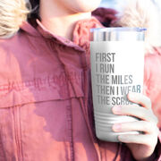 Running 20oz. Double Insulated Tumbler - Then I Wear The Scrubs