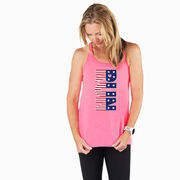 Flowy Racerback Tank Top - Patriotic Run