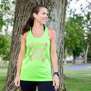 Women's Racerback Performance Tank Top - Run Dirty