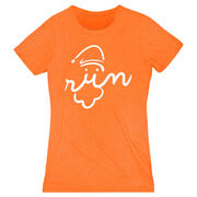 Women's Everyday Runners Tee - Santa Run Face