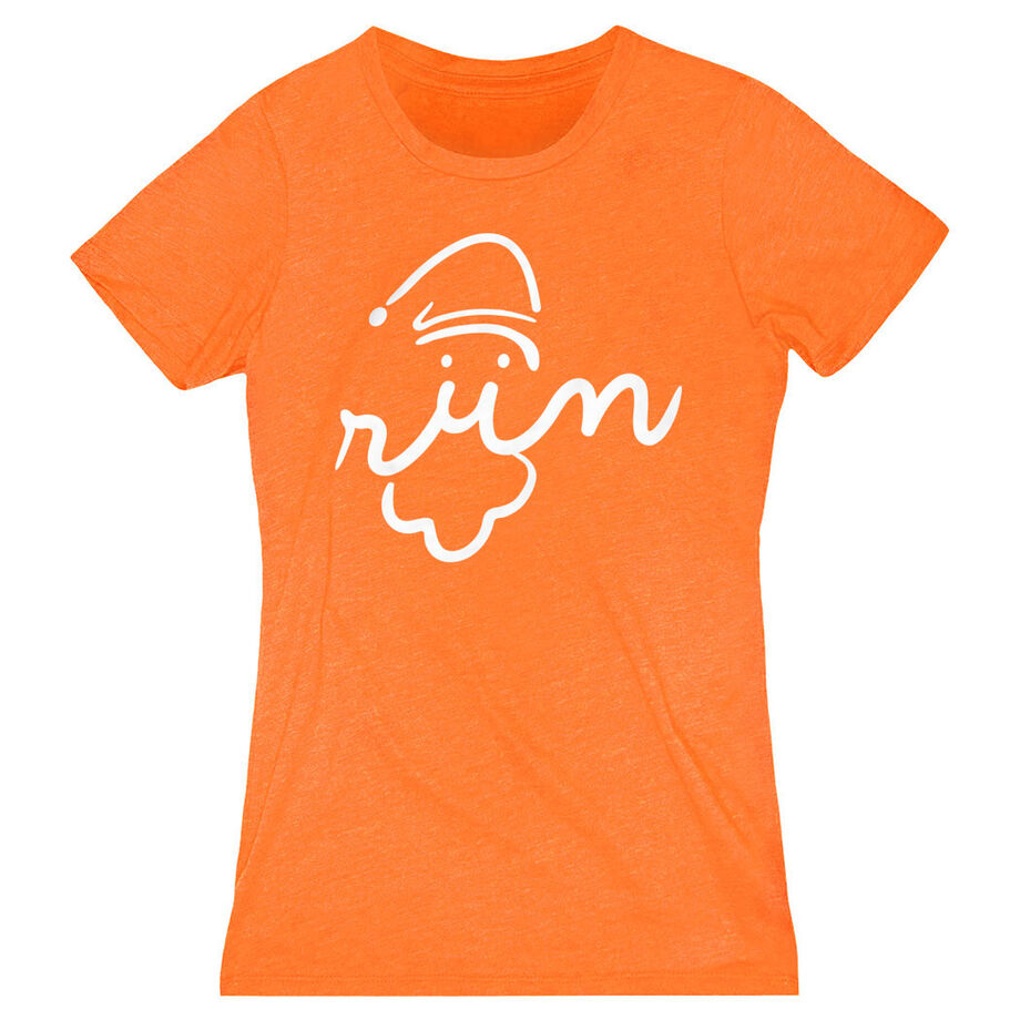 Women's Everyday Runners Tee - Santa Run Face