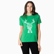 Running Short Sleeve T- Shirt - Run Deer