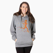 Statement Fleece Hoodie - Autumn Runner Girl