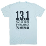 Running Short Sleeve T-Shirt - 13.1 Math Miles