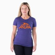 Women's Everyday Tee Gone For a Run&reg; Logo (Orange)
