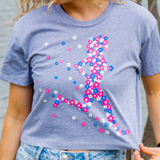 Running Short Sleeve Crop Tee - Summer Runner Girl