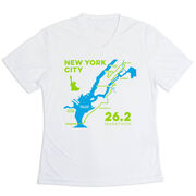 Women's Short Sleeve Tech Tee - New York City Route