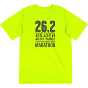 Men's Running Short Sleeve Performance Tee - 26.2 Math Miles