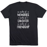 Running Short Sleeve T-Shirt - Miles of Friendship Mantra