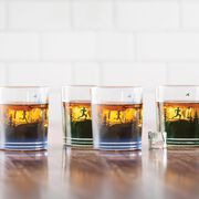 Running Rocks Glass - Happy Hour (Set of 4)