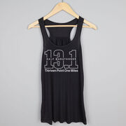 Running Flowy Racerback Tank Top - Half Marathoner 13.1 Miles