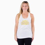 Women's Racerback Performance Tank Top - Live In The RunShine