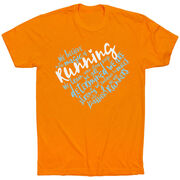 Running Short Sleeve Tee - Live Love Run Heart