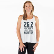 Flowy Racerback Tank Top - 26.2 Math Miles