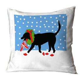 running dog pillow