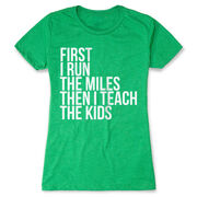 Women's Everyday Runners Tee - Then I Teach The Kids