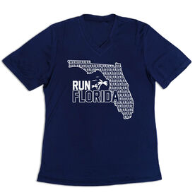 Women's Short Sleeve Tech Tee - Run Florida