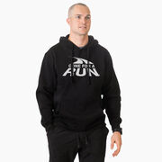 Statement Fleece Hoodie -  Gone For a Run&reg; White Logo