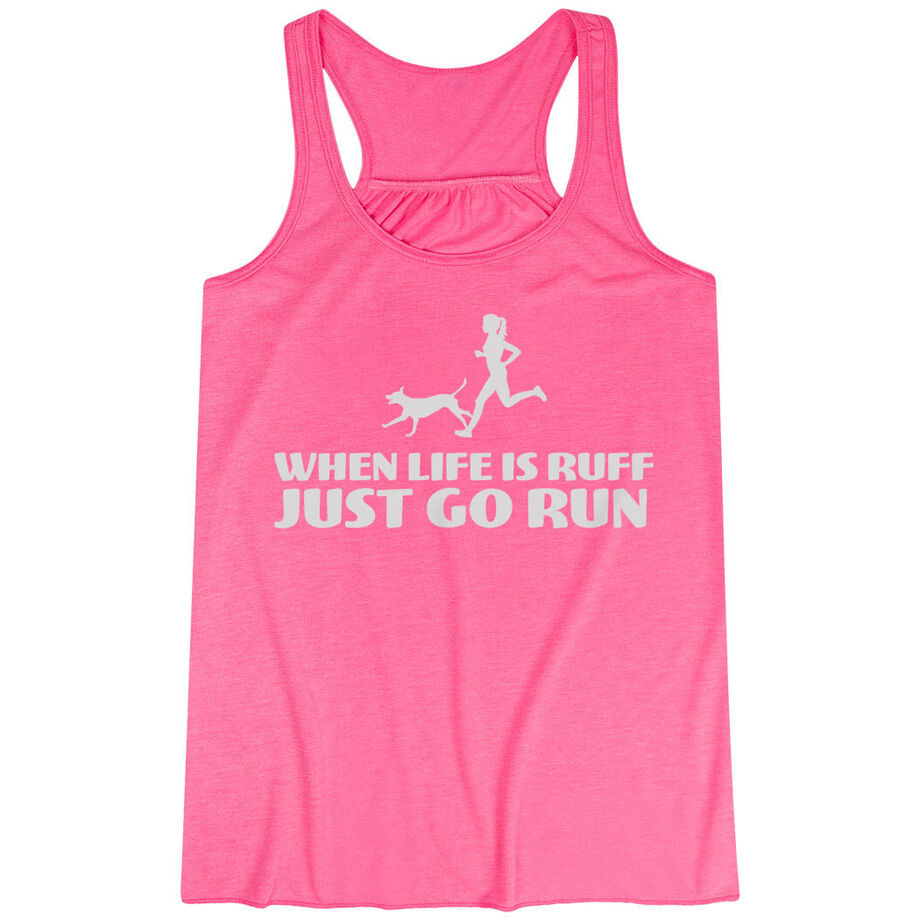 Flowy Racerback Tank Top - Life is Ruff