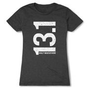 Women's Everyday Runners Tee 13.1 Half Marathon Vertical