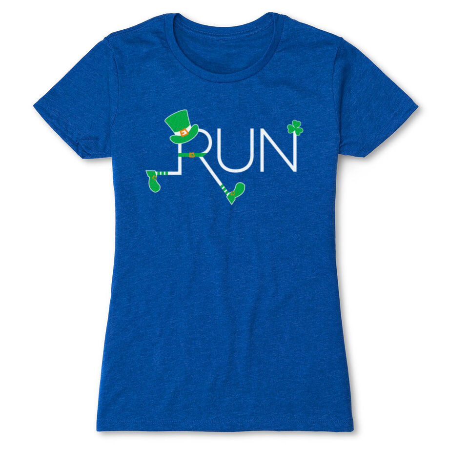 Running Women's Everyday Tee - Let's Run Lucky