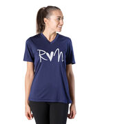 Women's Short Sleeve Tech Tee - Run Heart