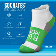 Socrates® Woven Performance Sock Run More (Lime)